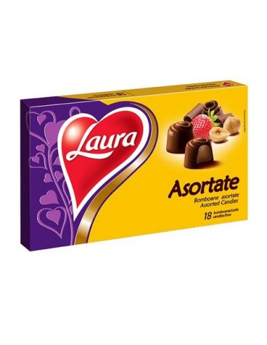 BOMBONES DE CHOCOLATE SURTIDO LAURA 140G