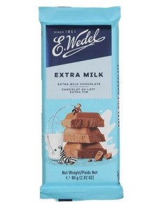 CHOCOLATE CON LECHE FUERTE , WEDEL 80G