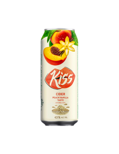 CIDER KISS SABOR MELOCOTON-VANILLA...