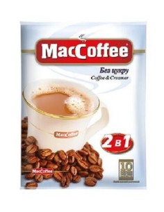 CAFE SIN AZUCAR 2 V 1 10 PAKETYKIV MACCOFFEE 120G