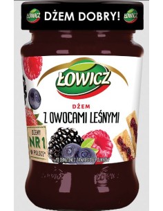MERMELADA CON FRUTOS DEL BOSQUE. ,LOWICZ 280G