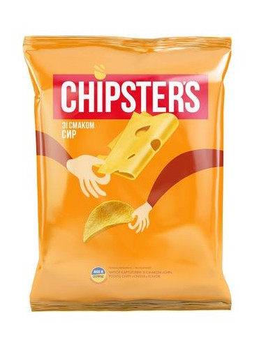 CHIPS CHEESE FLAVOR CHIPSTER'S 60G