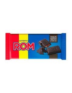 CHOCOLATE NEGRO 70% CON CREMA DE RON, ROM 88G