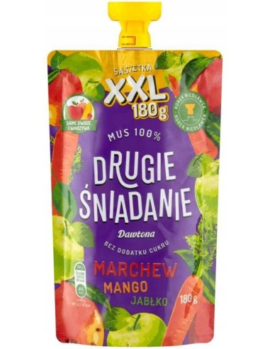 PURÉ MANZANA-ZANAHORIA-MANGO,DAWTONA...