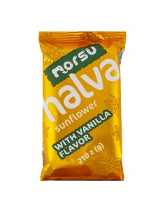 HALVA DE GIRASOL CON SABOR A VAINILLA ,NORSU 210G