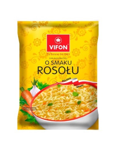 SOPA DE FIDEOS SABOR CALDO VIFON 65G