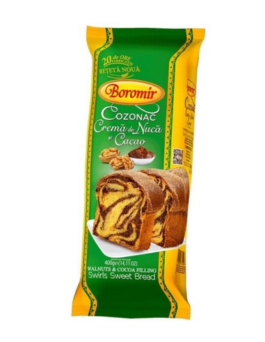 BIZCOCHO CON NUECES  Y CACAO BOROMIR...