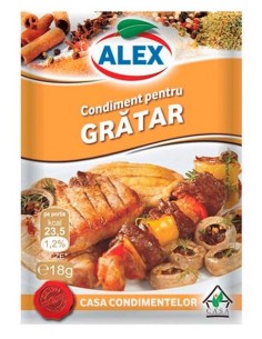 CONDIMENTO PARA PARRILLA ALEX 18G