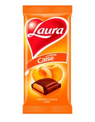 CHOCOLATE CON MELOCOTON LAURA 92G