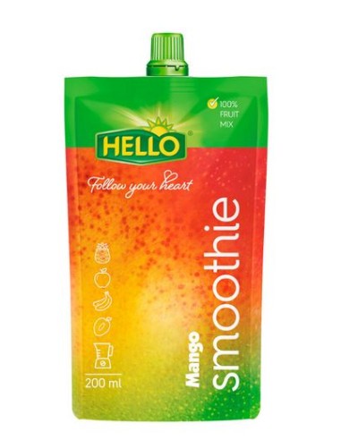 BATIDO DE MANGO "SMOOTHIE",HELLO 200ML