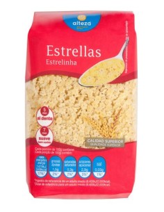 PASTA ALTEZA ESTRELLAS 500GRS
