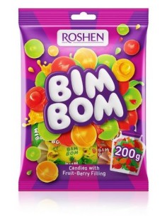 BOMBONES RELLENO TUTTI FRUTT BIM BOM ROSHEN 200G