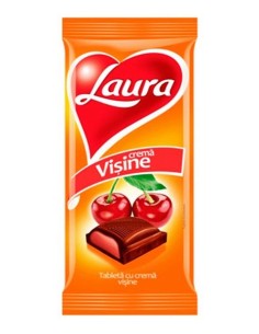 CHOCOLATE E LECHE CON GUINDAS,LAURA 95g