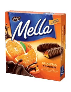 BOMBONES GELATINA DE NARANJA CON CHOCOLATE MELLA GOPLANA 190