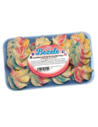 MERENGUES CON AZUCAR DE COLORES...