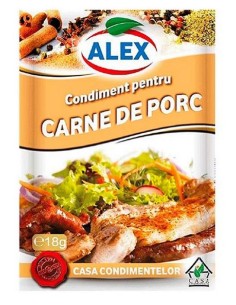 CONDIMENTO PARA CARNE DE CERDO ALEX 18G