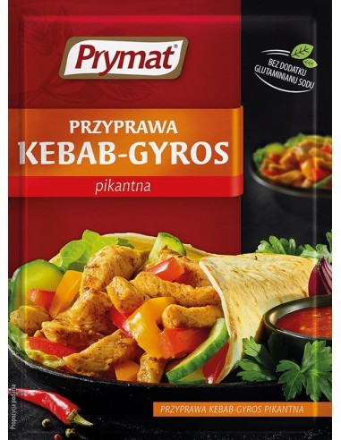 CONDIMENTO PICANTE PARA KEBAB Y GYROS...