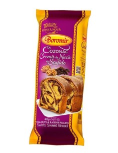 COZONAC CON NUECE Y PASAS BOROMIR 450G