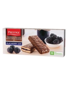 GALLETAS CON MERMELADA DE MORA MIRAGE PRESTIGE 200G