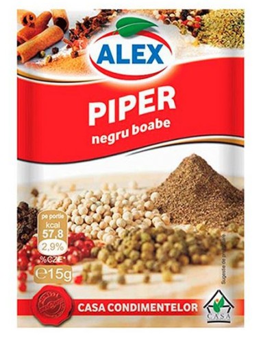 PIMIENTA NEGRA EN GRANO ALEX 15G