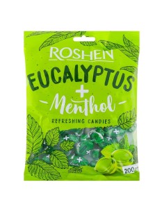 CARAMELOS MENTOLADOS CON EUCALIPTO ROSHEN 200G
