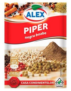 PIMIENTA NEGRA EN GRANO ALEX 15G
