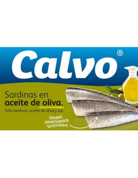 SARDINAS CALVO ACEITE OLIVA 180 GRS.