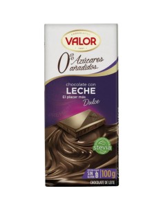 CHOCO.VALOR S/AZUCAR LECHE100G 2