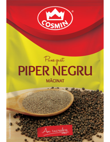 PIMIENTA NEGRA MOLIDA COSMIN 17G