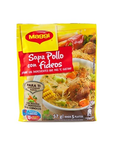 SOPA  AVE CON FIDEOS FINOS ,MAGGI,78D