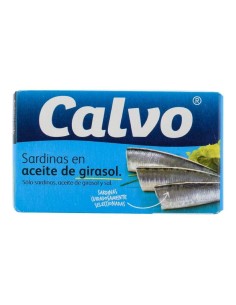 SARDINAS CALVO ACEITE VEGETAL 180 GRS