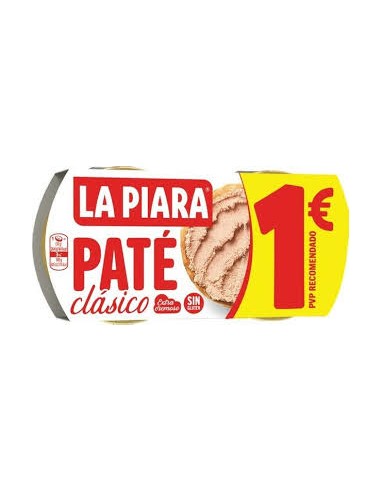 PATE  CLASICO ,LA PIARA  2X75GR