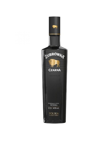 VODKA CZARNA ZUBROWKA 40%  0.5 L 