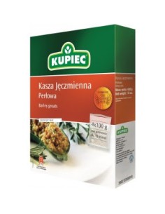 CEBADA PERLADA EN PAQUETE,KUPIEC 400G