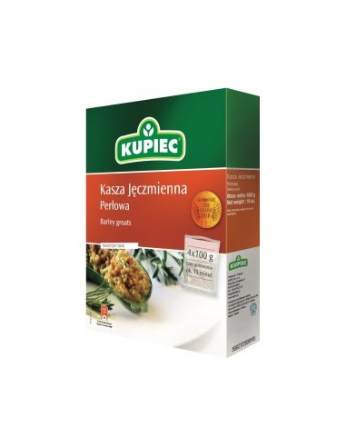 CEBADA PERLADA EN PAQUETE,KUPIEC 400G