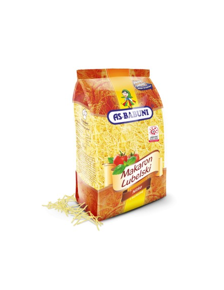 MACARRONES FINOS LUBELSKI AS BABUNI  400 G