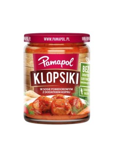 ALBONDIGAS CARNE DE CERDO EN SALSA DE TOMATE PAMAPOL  500 G