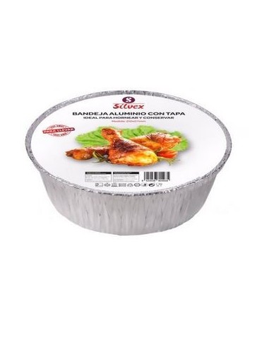 BANDEJA MD ALUMINIO POLLO 2UD