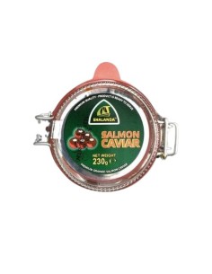 HUEVAS DE SALMON TARRO DE CRISTAL SHALANDA 230G 2