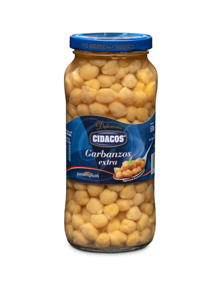 GARBANZOS CIDACOS 570GRS TARRO