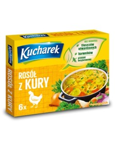 CALDO DE POLLO EN CUBITOS  KUCHAREK 60G