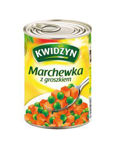 PAMAPOL KWIDZYN ZANAHORIAS Y GUISANTES 400G