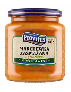 PROVITUS ZANAHORIAS FRITAS CON GUISANTES 480G