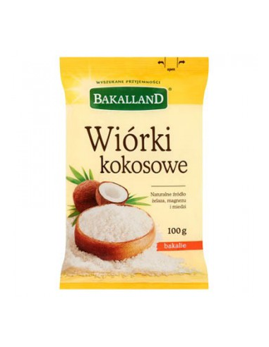 COPO  DE COCO, BAKALLAND 100G