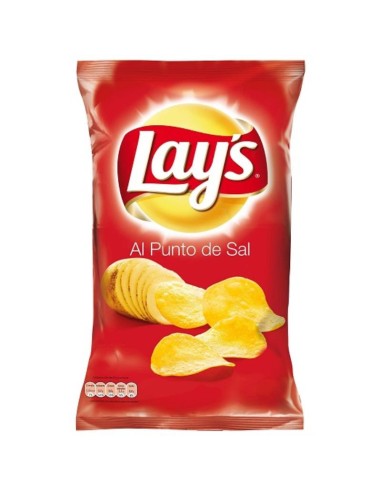 PATATAS AL PUNTO DE SAL 125GR LAYS