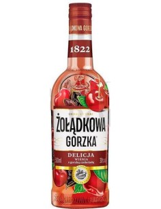 VODKA GUINDAS Y CHOCOLATE NEGRO ZOLADKOWA GORZKA 30% 500ML
