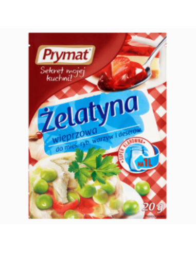GELATINA PORCINA PRYMAT 20G