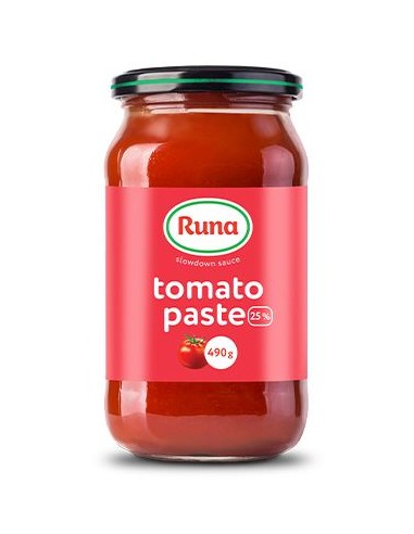 PASTA DE TOMATE 25% RUNA 490G