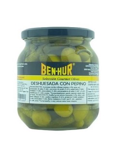 ACEITUNA DESH.CON PEPINILLO ,BEN-HUR 550G