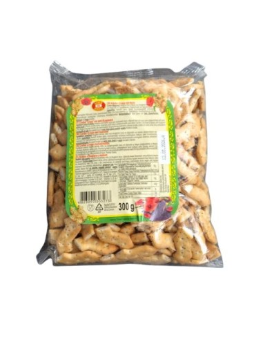 CRACKER CON AMAPOLA,CRISPY JARKOV 300G
